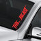 myrockshirt The Beast Aufkleber Scheibe von Frontscheibe 55 x 8 cm Aufkleber Sticker FREIE Farbwahl Autoaufkleber Wandtattoo