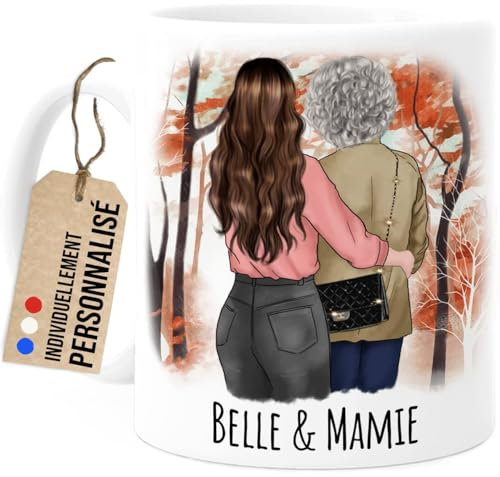 Tassenliebling® Personalisierte Oma Tasse mit Enkelkind - Besonderes Oma Geschenk zum Geburtstag für die beste Oma der Welt - Geburtstagsgeschenk