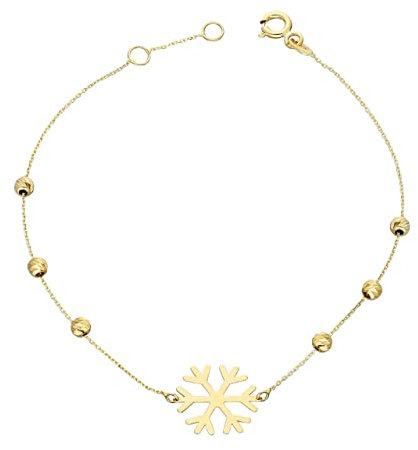 Glorria sense Gold Dorika Schneeflocke Armband - SV0130