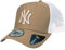 New Era Trucker Cap - Diamond New York Yankees Khaki