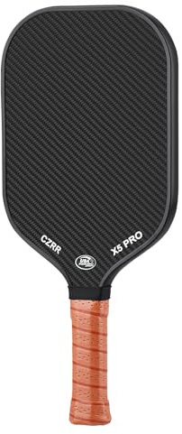 Pickleball-Paddel, USA-Pickleball-geprüft, 3K Rohkohlefaser-Oberfläche (CFS), hohe Körnung und Drehung, mit 16 mm Polypropylen, Leichter Wabenkern, ideal für Anfänger und professionelle Spieler