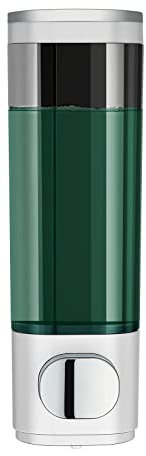 modunful Shampoo and Conditioner Dispenser,No Drill Shower Dispenser 1 Chamber Shampoo Set for Shower Wall Mounted Body Wash for Bathroom,Large Capacity,White