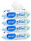 Lot de 4 lingettes humides 100 % biodégradables Pingo 80 unités
