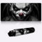 Keyboard Mat Desk Mat Horror Art Mouse Mat Gaming XL (31.5 x 11.8 x 0.12 inches) Mouse Pad Gaming Large Rubber Base with Smooth Surfaces Non-slip