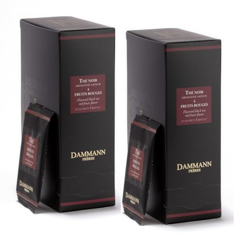 Dammann Frères | Tè Nero Aromatizzato Frutti Rossi | 2 x 24 Bustine Confezioni Singole
