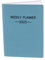 EXCEART 2025 Taschen-wochenplaner Taschenkalender Gebundene Ausgabe Mini Bürobedarf Für Zuhause Taschenringplaner Hardcover-planer Kalender Im Taschenformat Rasterplaner Monat Papier Blue