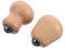 Vaguelly 2 Pièces Masseur de balle en masseur de grattage du visage rouleau de massage roller articulations muscles appareils de tonification du visage masseur Orange