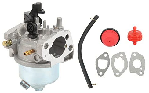 Carburatore in alluminio per tosaerba, sostituzione carburatore motore, carburatore per tagliaerba ad alte prestazioni con lampadina e filtro olio, compatibile con attrezzature da
