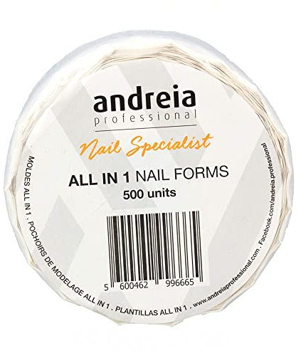 Andreia Moldes All in one para uñas, pack de 500 unidades