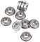 Kugellager,Radial Metall Stahl Flansch Kugellager 10 StüCke F688Zz Metall Stahl Doppel Geschirmt Flansch Kugellager 8 * 16 * 5Mm FüR Motor,Spielzeug,TüRen Und Fenster