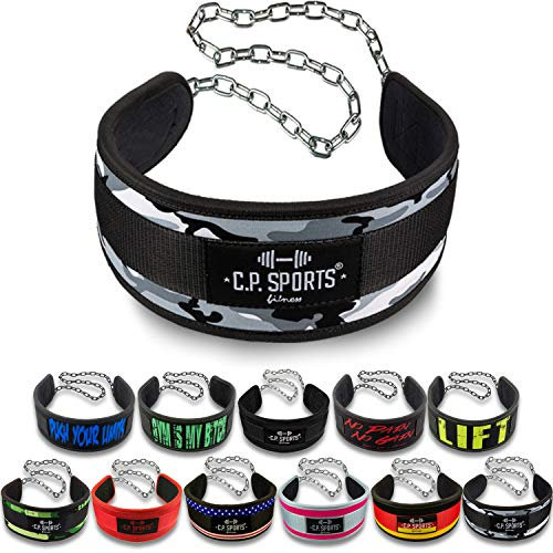 C.P.Sports Dip-Gürtel Standard G5-1, Gürtel für Zusätzliches Gewicht bei Klimmzügen & Dips