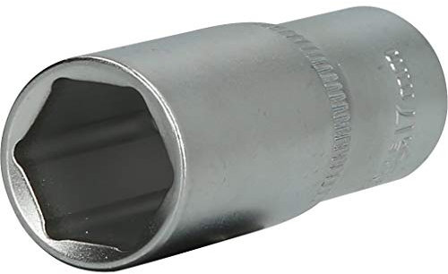 BRILLIANT TOOLS BT021828 Douille 6 pans 3/8, version longue, 17 mm [Powered by KS TOOLS]