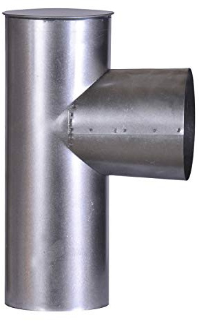 FIREFIX A130/KK FAL Kapselknie, 300 mm lang, ø 130 mm - Ofenrohre aus Stahlblech, 0,6 mm stark, konisch einsteckbar, Längen lasergeschweißt