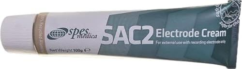 SPES MEDICA - Crème adhésive longue durée pour électrodes eeg sommeil - Boite de 10 tubes