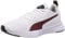PUMA Flyer Runner JR Sneaker, White Cordovan Lapis Blue, 37.5 EU