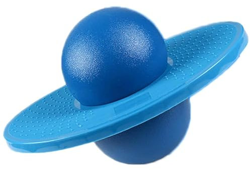 Deeabo Kinder Rock Hopper Jumping Ball - Balance Board für Erwachsene, Explosionsgeschützter Fitness-Ball, Übung Bounce Space Spielzeug in Blau