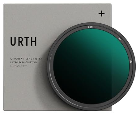 Urth - Filtre Circulaire polarisant (CPL) + ND64 pour Objectif 86 mm (Plus+)