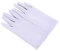 MoreChioce 10 Paar Handschuhe Baumwolle Weiß Weiss Baumwollhandschuhe Arbeitshandschuhe 8.66 Zoll Lange Handschuhe für Schmuck Inspektion, Tägliche Arbeit,Hell Grau