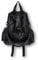 Ro Rox Calamity Damen PU Punk Goth Schule Rucksack mit Nieten - Schwarz