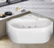 Bagno Italia vasca da bagno idromassaggio 15 idrogetti ad aria e ad acqua 125x125 cm cromoterapia