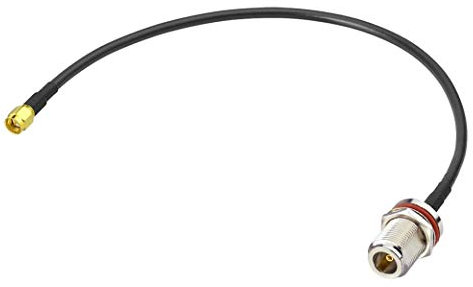 BINGFU SMA-Stecker auf N Buchse Verlängerungskabel 30 cm RG58-Koaxialadapterkabel Kompatibel mit 4G LTE WLAN Router-Gateway Mobilfunk RTL SDR USB ADS-B-Empfänger