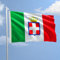 Bandiera REGNO D'ITALIA 100x150 cm in poliestere NAUTICO 115 gr/mq con doppia piega perimetrale, corda e guaina. Adatto sia IN/OUT DOOR