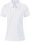 AjezMax Polo Donna Manica Corta Poloshirt Golf Camicia Lavoro Sportiva Estate Top Bianco S