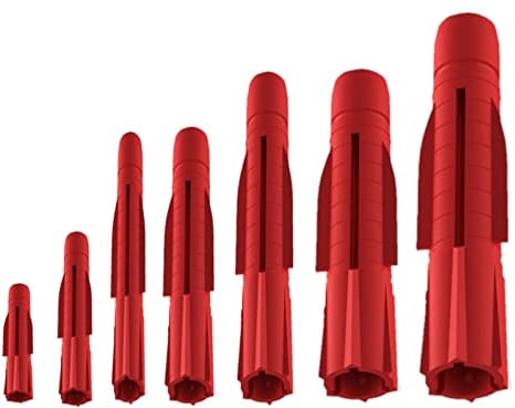ox TRI Dübel, 5x31 6x36 6x51 8x51 10x61 12x71 14x74 mm Allzweckdübel, Hohlraumdübel (5x31mm 200 Stück)
