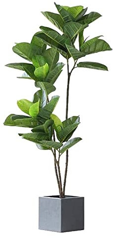 HALAHAI Fake Pflanzen KüNstlicher Baum Künstliche Bäume Bonsai Nordic Tree Plants Greenery Home Indoor Garden Decor Topfpflanzen Mit Grünen Blättern Plantas KüNstlicher Baum Deko (Size : 136cm)