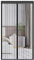 Fousenuk Mosquitera Puerta Magnetica 120x220cm, Cortina Mosquitera Puerta Exterior Sin Taladrar, Anti Mosquito Insecto Mosquiteras, Cortina Antimosquitos para Sala De Estar, Balcón, Patio (Negro)