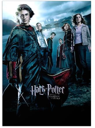 Displate Offiziell Harry Potter MetallPoster Magnetische Befestigung Inklusive Lizenziert Bilder Hochwertiges Poster Goblet of Fire s - HP4 Poster 45 cm x 32 cm