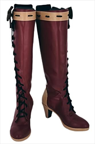 ERIMEI Manga World Cosplay Bottes Chaussures for Violet Evergarden Violet Evergarden