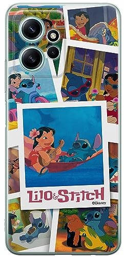 ERT GROUP Handyhülle für Xiaomi REDMI Note 12 4G Original und offiziell Lizenziertes Disney Muster Lilo & Stitch 001 optimal an die Form des Handy angepasst, hülle aus TPU