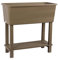 simpa XL Double-Tiered Raised Bed Taupe Plastic Trough Planter Long Pot - 76.5cm (L) x 74cm (H) x 36.5cm (D)