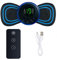 Neck & Shoulder Massager - Back Massage Device with Remote Controlled Mini EMS Muscle Stimulator for Hands, Chest, Knees & Legs