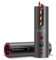 YAPOY Rizador de Pelo Automático Inalámbrico Planchas Rizadoras Automatico Recargables con 5 Temperaturas y Temporizadores, Cámara de Aislamiento Térmico, Pantalla LCD - Gris&Magenta