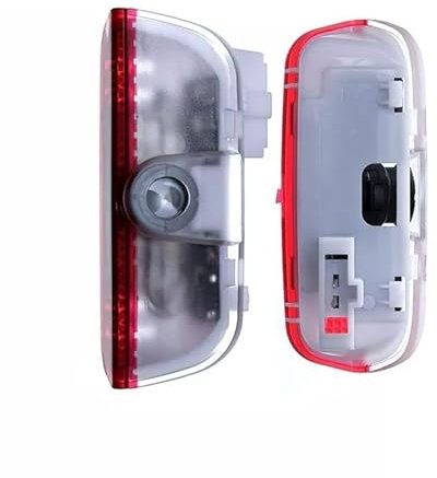 WEQTYSAB 2 Pcs Car Door Projector Lights, for VW Lamando 2014+ Car Door Welcome Lights Car Door Lights Projector Entry Lighting Puddle Lights