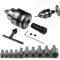 Premium B12 Bohrfutter mit Schraubenschlüssel, 1, 5, 10 mm Spannbereich, CNC-Adapter (Bohrfutterschaft 6 mm)