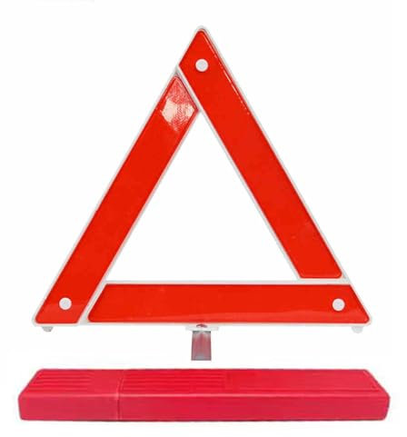 MaNeaz Triangoli Di Segnalazione Per Auto Triangolo D'Emergenza Emergenza Auto Pieghevole Inscatolato Pieghevole Per Automobile Moto Camper