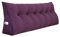 BNCKTRD Rückenkissen Keilkissen Rückenlehne Kissen für Bett Sofa Kopfteil Gepolstert Bettkissen Wandkissen Sofakissen Groß Rueckenkissen Couchkissen Dekokissen Kordsamt Lila 180 cm