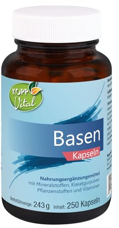 KOPP Vital® Basen Kapseln 243 g 250 Kapseln - Kalium Calcium Magnesium Zink