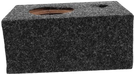 SOLUSTRE Subwoofer-Box Mit Teppichboden Für Fahrzeug-Audio-systeme Ultradünnes Gehäuse Für Kompakte Installation Nieder Und Hochfrequenzanschlüsse Für Exzellente Klangqualität