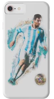 Messi Gifts for Boys Silicone White Gifts UK iPhone Case for iPhone 7