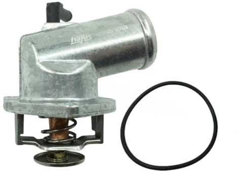 Hajus 1211165 Thermostat 92°C mit Gehäuse mit Dichtung Kompatibel mit Opel Meriva 1.6 Vectra B C 1.6 Zafira A B 1.4 1.6 1338003 09129907