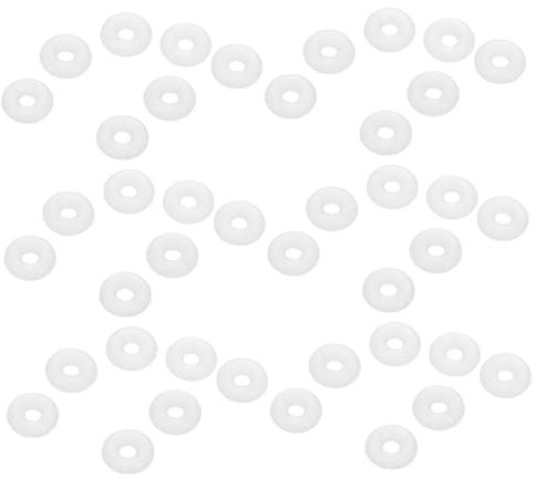 Abaodam 100stücke Stopper Für Armband Gummi-donut-zwischenstücke Positionierungsperlen Für Armbänder Schmuckzubehör Abstandshalter Für Armbänder Multifunktionale Armband-zwischenstücke Hal