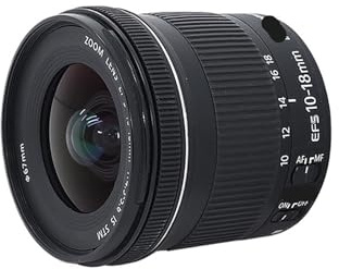 camera lens, Obiettivi for fotocamera 10-18 EF-S 10-18mm F/4.5-5.6 IS STM, compatibili con Canon,For photography(Package 2)