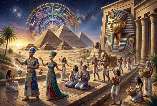 Pharao Tutanchamun Puzzle 1000 Teile, Freizeitspiel für Erwachsene