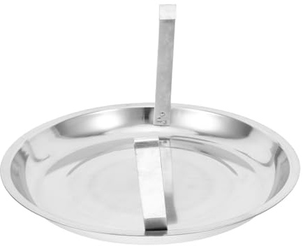 Toddmomy Charcoal Grill Ash Pan 27cm Metal Ash Catcher for Barbecue Grill for Outdoor Cooking and Camping