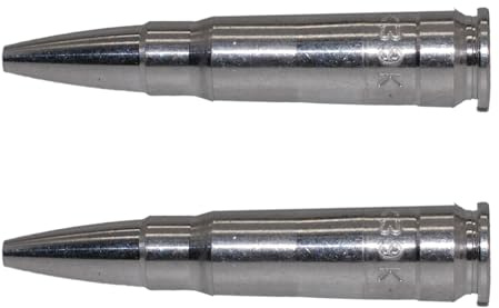 Flachberg Pufferpatrone 7,62x39 Alu - Dummy Rounds im 2er Set fur sicheres Trockentraining