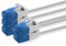 1aTTack.de 660240 Cat6 Cat.6 Kabel Cat Netzwerkkabel 0,5m - Patchkabel Slim Kabel (Kleiner Durchmesser - sehr flexibel) 1000 Mbit/s - 5 Stück - grau